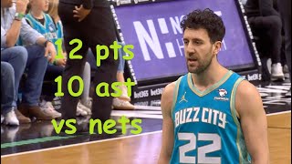 Vasilije Micic 12 Pts 10 Ast Brooklyn Nets vs Charlotte Hornets HIGHLIGHTS