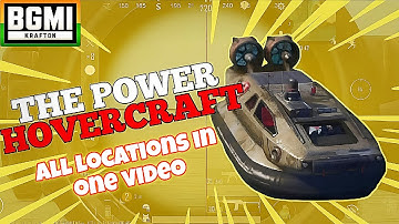 All hovercraft location in one video 🔥 best use for solo conqueror rank push ✅