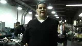 Making the Oscar statue
