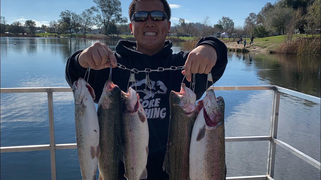 Rainbow Trout Fishing on Mini Jigs