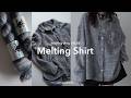 [vlog] 初めてのウェアを編みました🧶｜Melting Shirt｜2323yarn｜お菓子作りやセルフネイルをする日常｜棒針編み