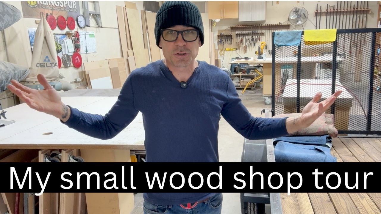 My small wood shop tour - YouTube