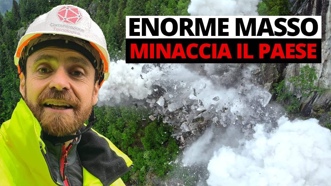 Enorme masso minaccia il paese... SBRICIOLATO!