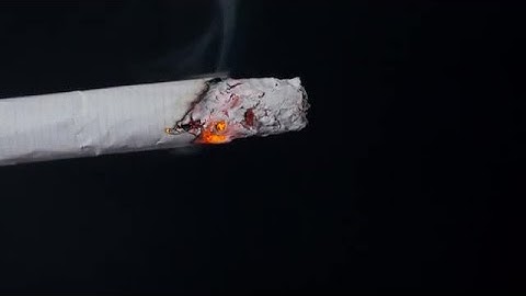 Cigarette Macro Stock Video