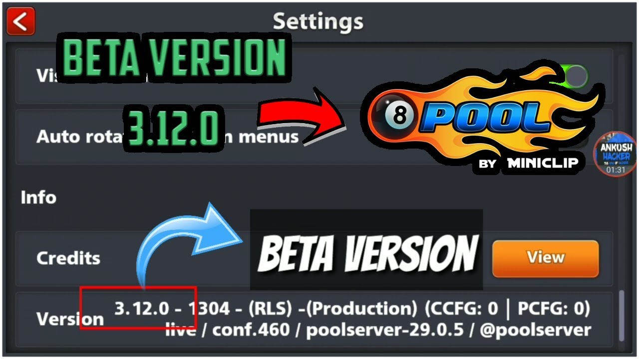 8 ball pool 3.12.0 beta version Mod Latest version | 8 ...
