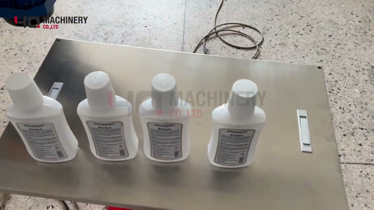 double sided sticker labeling machine for flat bottles 
