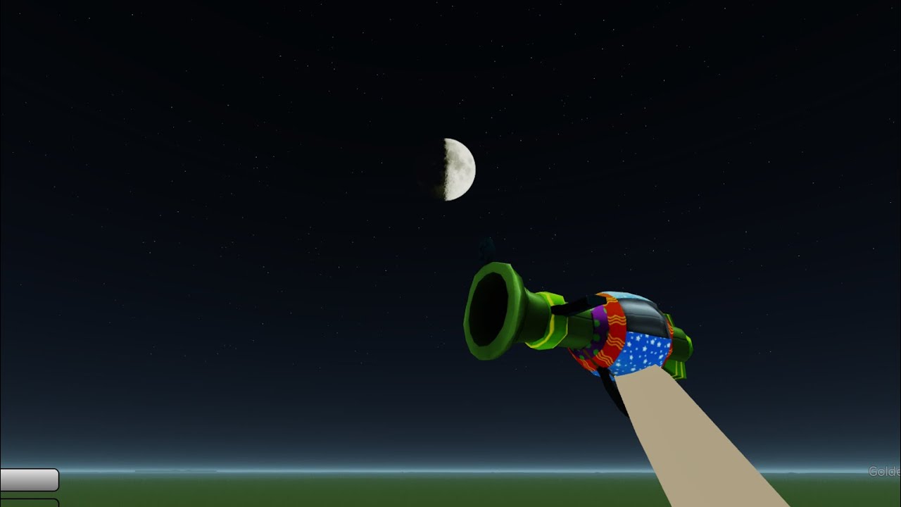 Golden egg launcher experiment