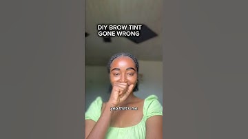 DIY brow tint #youtuber #beautycreator #nymahthrcreator #browtint #diy