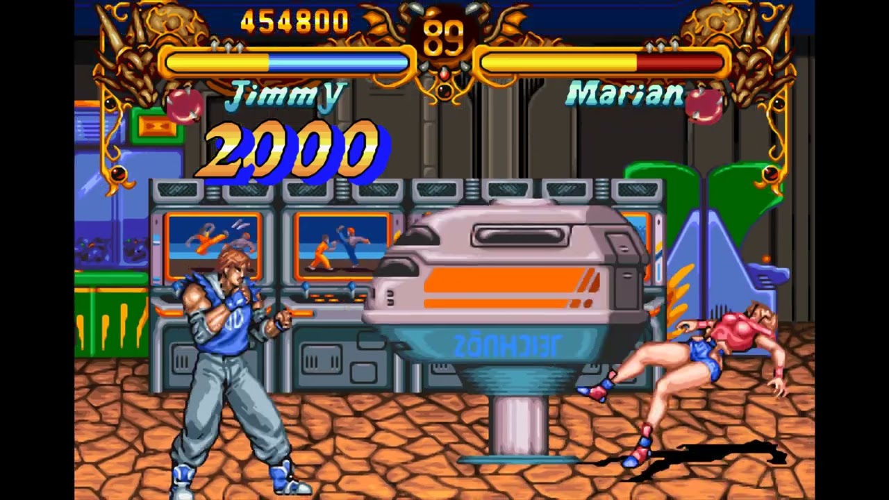 Mini Test : DOUBLE DRAGON sur NEO GEO CD 