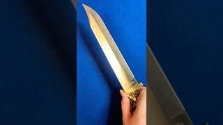 Huge Bowie Knife from Uncle Henry! #edcknife #edc #cutlery #blade #fixedblade #bigknife #bowie