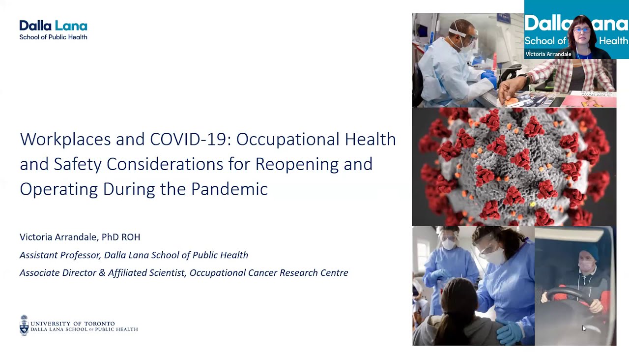 Workplaces and COVID 19 Occupational Health and Safety Considerations ...