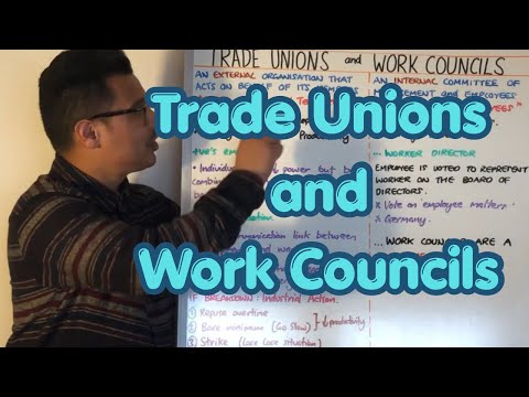 Trade Unions & Work Councils   A Level Business