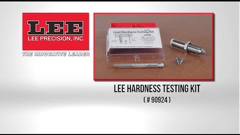 90924 Lee Hardness Testing Kit