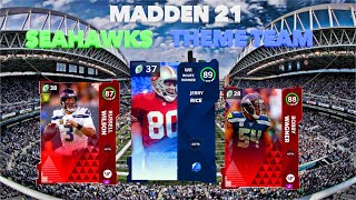 I HAVE A FULLY MAXED OUT SEAHAWKS THEME TEAM IN MADDEN 21!