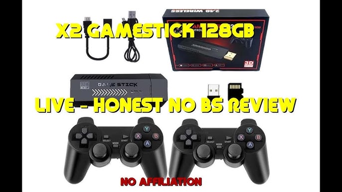Consola Retro Game Stick X2 Plus 4K HD PS1 PSP SN64 30000 Juegos