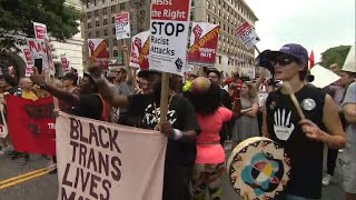 Counterprotesters drown out white supremacists rally
