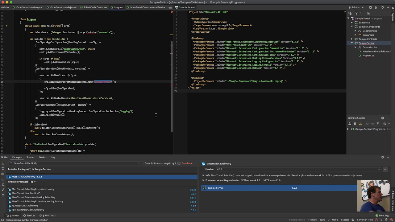 MassTransit - Moving from Mediator to RabbitMQ - YouTube