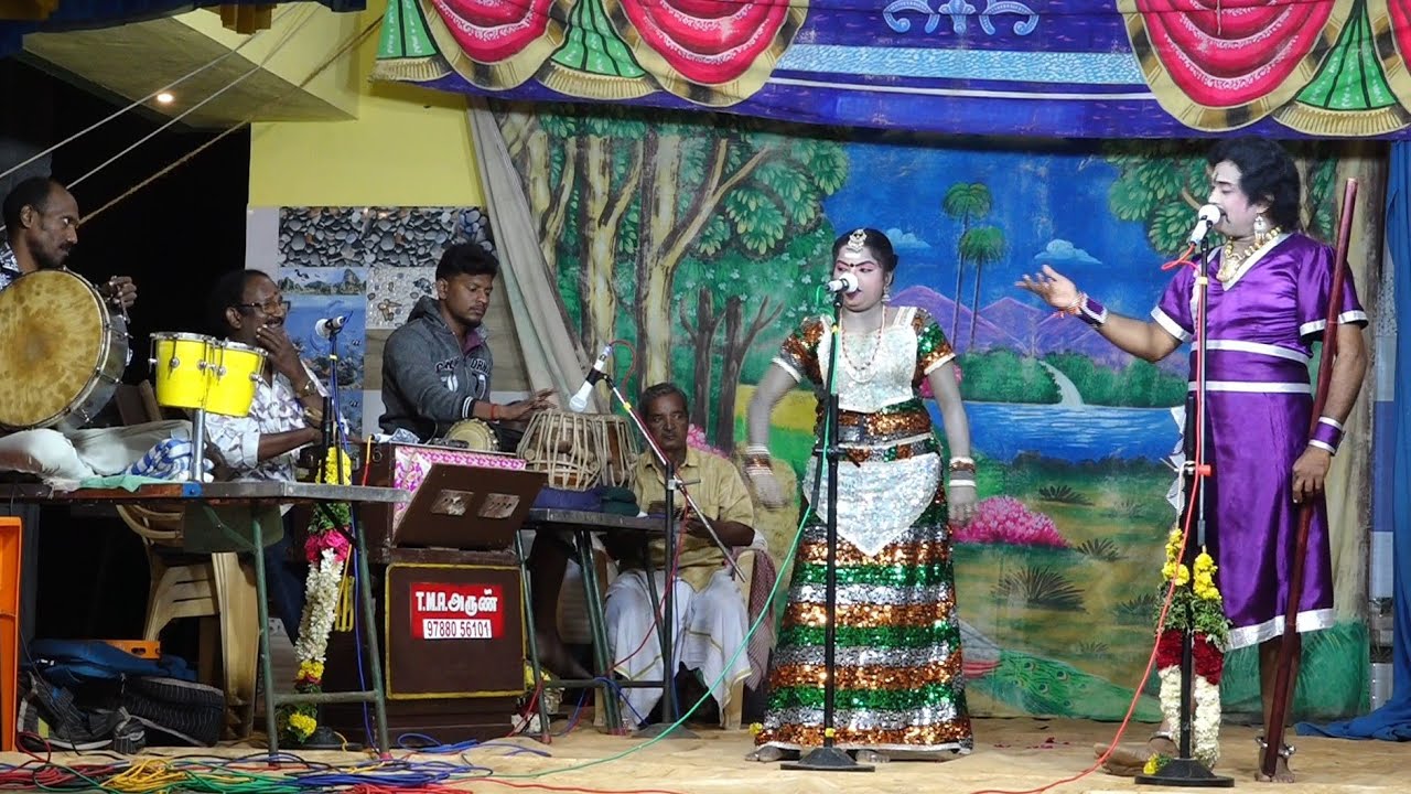 நாரதர் MG நவநீதகிருஷ்ணன் | டான்ஸ் ரம்யா ஸ்ரீ| பபூன் சூர்யா| வள்ளி தேன்மொழி _ வள்ளி திருமண நாடகம்