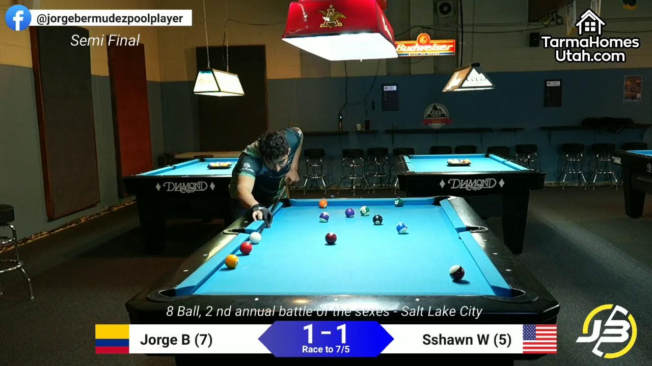 Image of video the Jorge Bermudez vs Joel O 8 ball, 2 nd annual battle of the sexes-Salt Lake City UT 7
