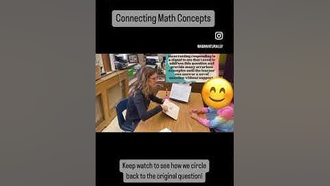 Teaching Language in Math - Connecting Math Concepts