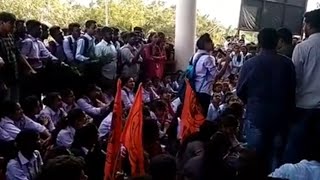 Protest Against Girl Raped By Mallareddy College (MRIT) Lab Incharge
