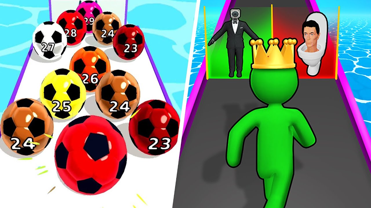 Marble Run 3D Vs Giant Rush  🟣🧿🟢Walkthrough Max Levels Android IOS Gameplay BTR1