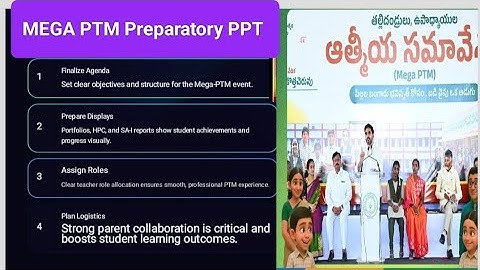 #MEGA PTM 3.0 Preparation PPT _ Details #Important Points.. #apgovt #education