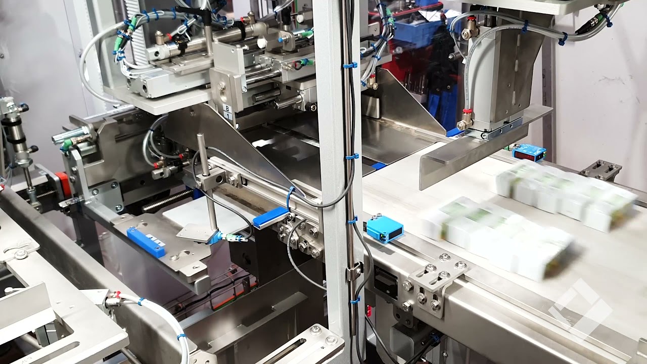 Case Packer for Butter Packs (220 ppm into wrap-around cartons)