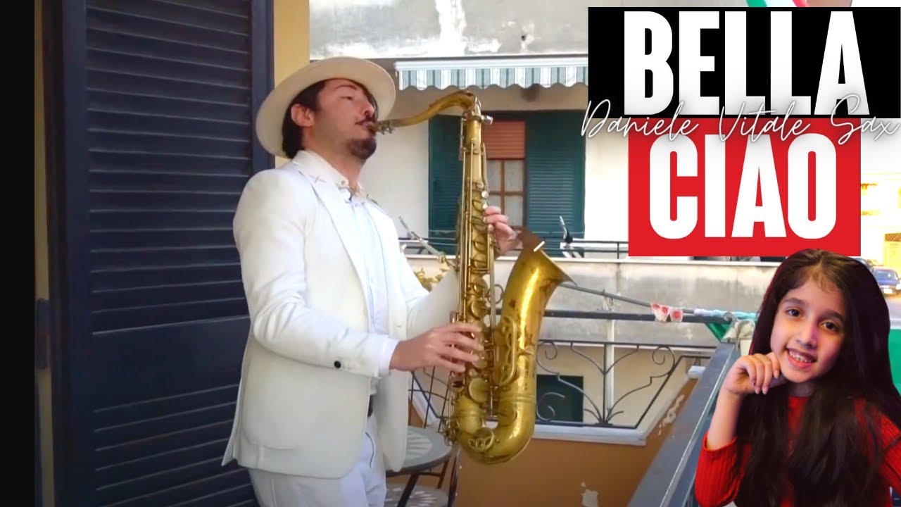 "Bella Ciao" BALCONY SAX PERFORMANCE in ITALY REACTION!!! YouTube