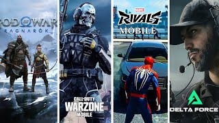 Warzone 120FOV | Delta Force Gameplay Leak | Marvel Rivals Android | GOW Ragnarok PC Launch