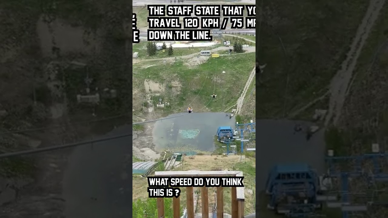 Zipline In Calgary Olympic Park: Calgary Olympics Ski Jump - Why ZIPLINING SUCKS!