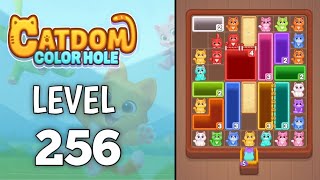 Catdom: Color hole Level 256 walkthrough solution 