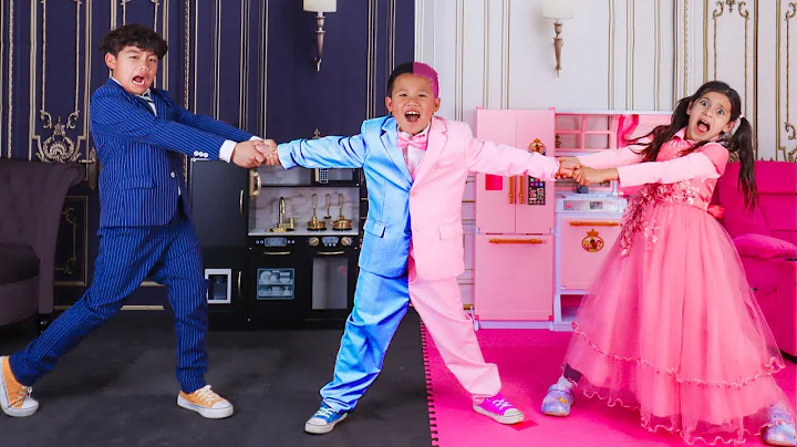 Ellie Bubble Blasters vs Eric Slime! Who Will Kaden Choose?