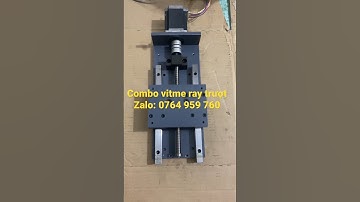 Combo vitme ray trượt vuông bằng thép