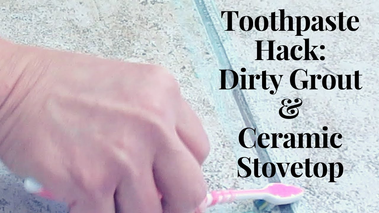 Life Hack Cheap Toothpaste Cleans Grout and Ceramic Stove top YouTube