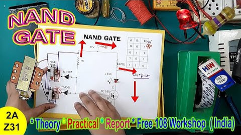 Make Nand Logic Gate in 10 minutes|Investigatory Project for class 12th|Physics Project for class 12