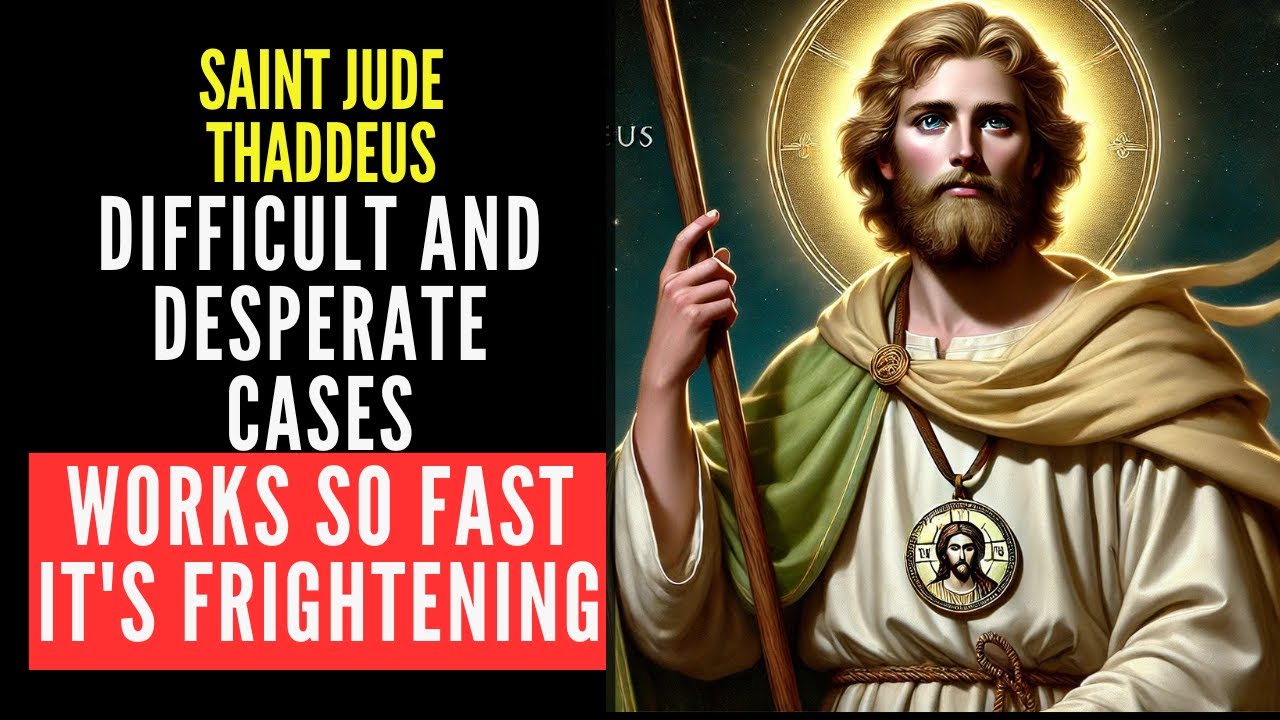 ✝️ PRAYER TO SAINT JUDE THADDEUS 🙏 FOR URGENT AND IMPOSSIBLE NEEDS