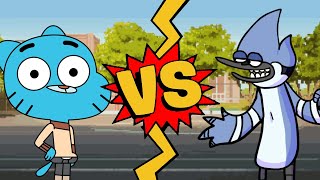 M.u.g.e.n. Battles Gumball Vs Mordecai The Amazing World Of Gumball Vs Regular Show