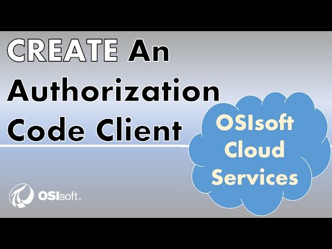 OCS Portal - Create An Authorization Code Client