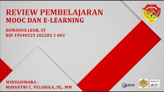 REVIEW PEMBELAJARAN MOOC DAN E-LEARNING PADA AGENDA II LATSAR CPNS ANGKATAN 203