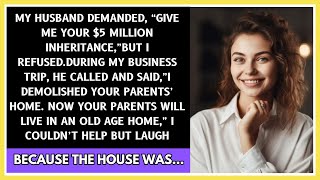 My hubby called me saying, I destroyed your house." I burst out laughing because that house was...