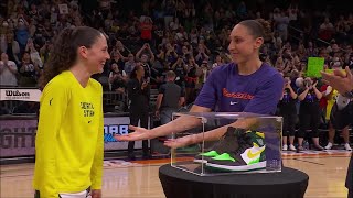 Sue Bird Honored With Tribute & Nike Shoes By Diana Taurasi & Mercury Before Last Game In Phoenix