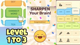 Connect Word Level 1 to 3 Answer || Kc