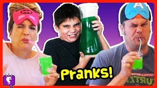 soda stream prank hobbykids prank hobbydad in this challenge