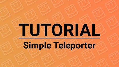 How To Make A Simple Teleporter In Rec Room With CV2!