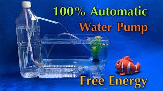 Free Energy Water Pump -  Pump Water Without Electricity / 프리에너지-전기 없이 물을 펌핑한다