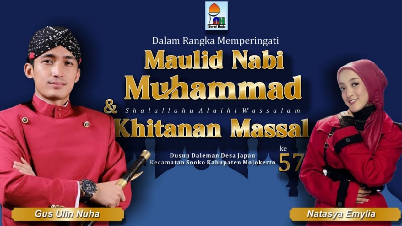 Pengajian Umum Gus Ulin Nuha & Natasya Emylia Memperingati Maulid Nabi Muhammad SAW Di Masjid Tiban