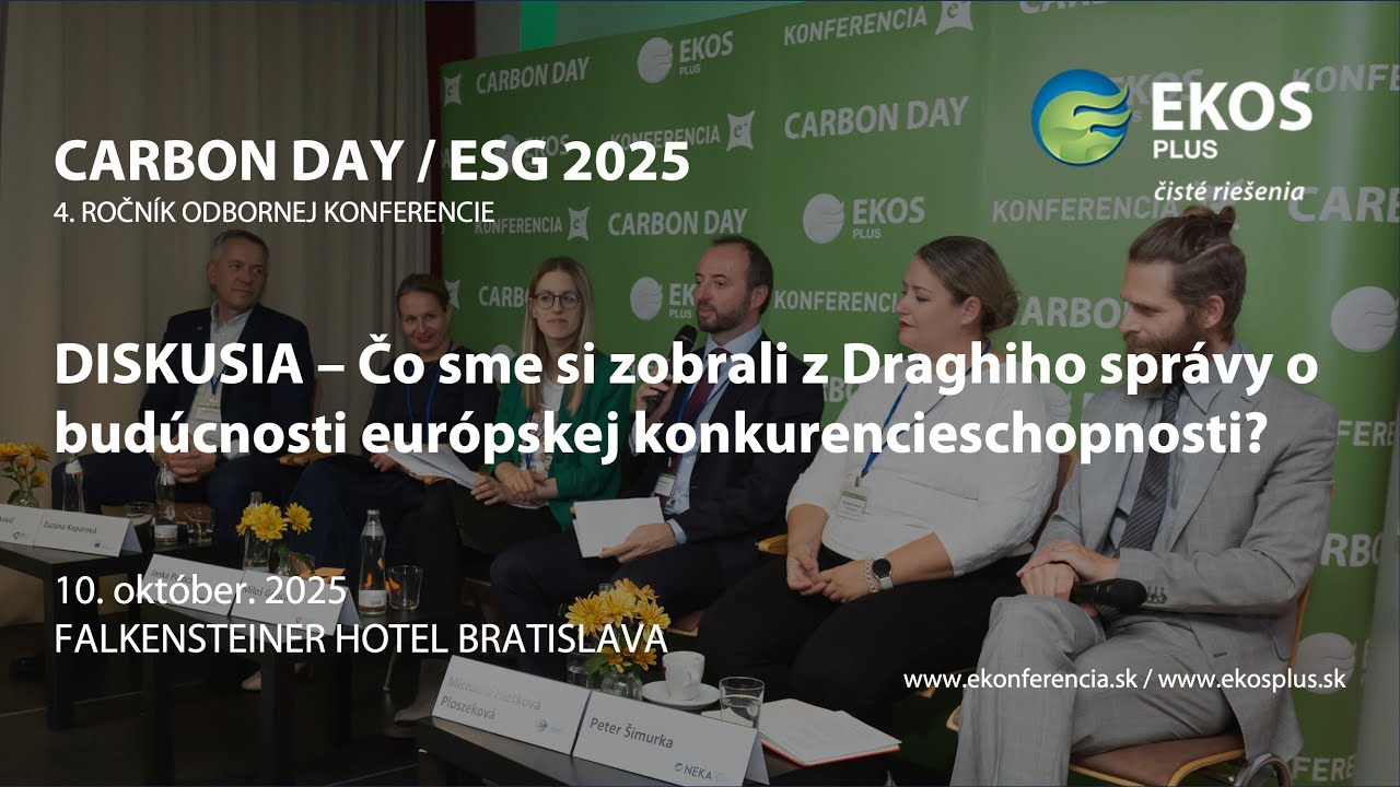 CARBON DAY 2025 / Čo sme si zobrali z Draghiho správy o budúcnosti európskej konkurencieschopnosti?