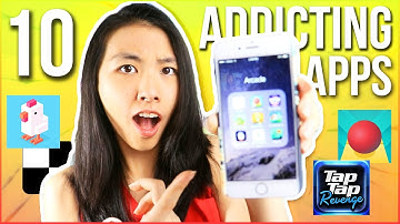 📱TOP 10 BEST FREE APPS: ADDICTING GAMES for iPhone X, 8 Plus, and Android !🔥 | Katie Tracy