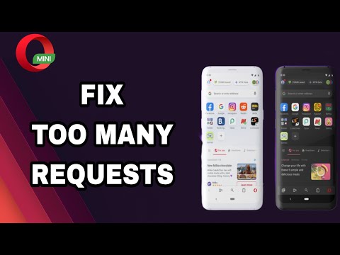 How To Fix And Solve Opera Mini App Too Many Requests | Final Solution